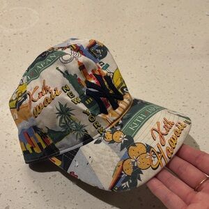 Kith travel Graphic Cap with Multicolor Design for kids